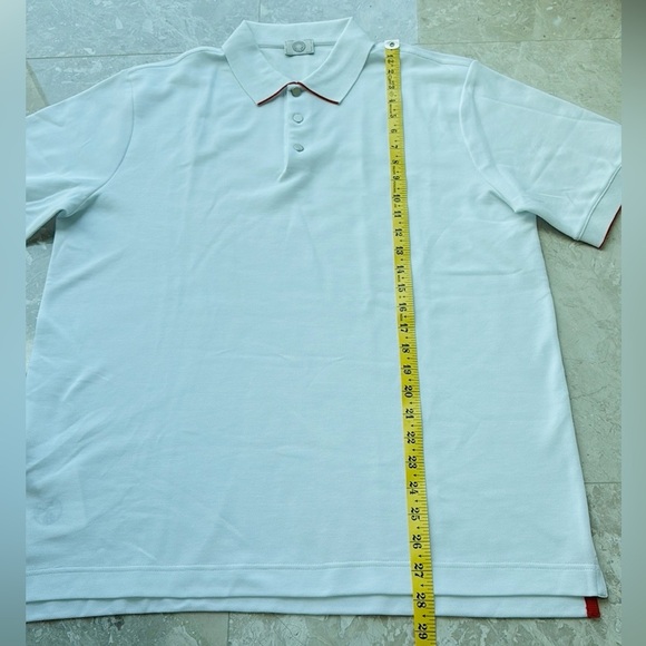 Hermes White Polo Shirt short sleeves runs small. Brand new w/tags, Size 2XL, XL - Picture 13 of 14